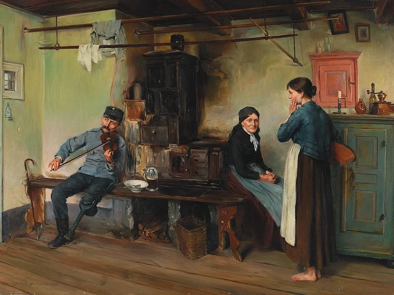 1869-Hermann Bek - Gran - Il veterano